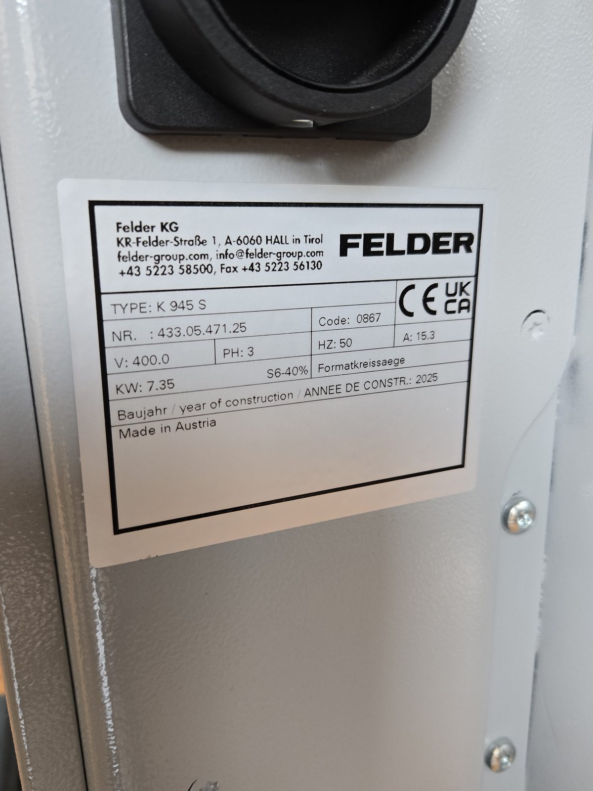 FELDER K945S formatna žaga