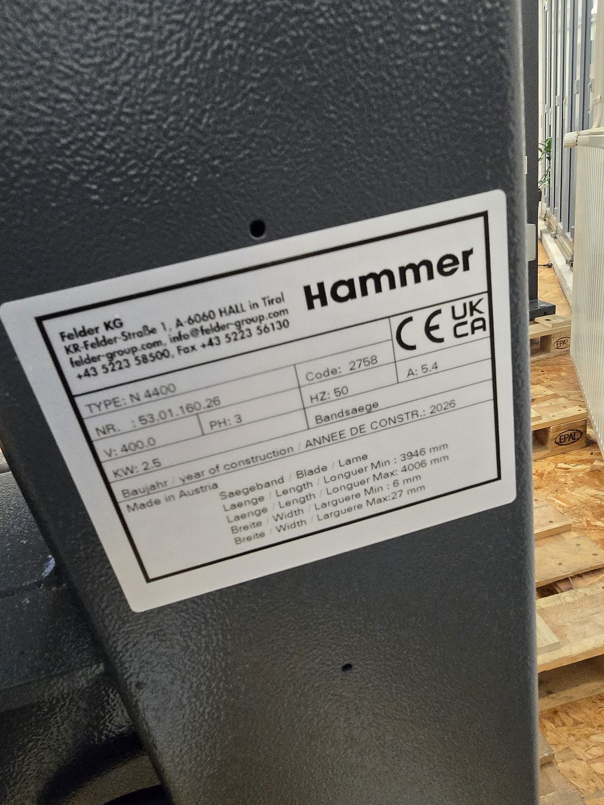 HAMMER N4400 - 2